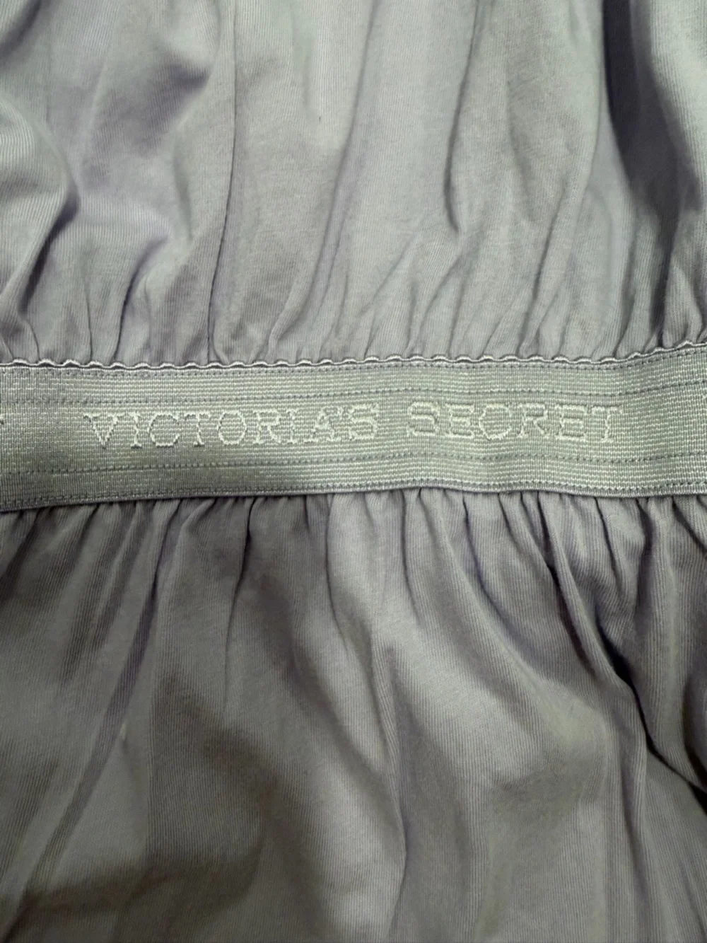 VICTORIA SECRET Light Blue Women's Cotton Robe - Classic Short Kimono!! S - Picture 4 of 5